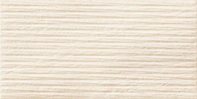 Beaufort Cream marble effect matt ceramic decor wall tile 250x500mm