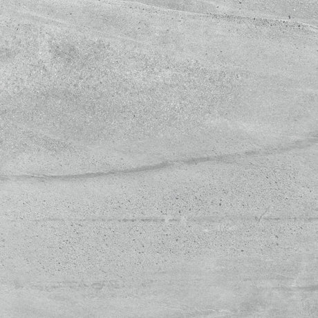 Beaufort Grey marble effect matt porcelain wall and floor tile 600x600mm
