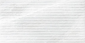 Beaufort White marble effect matt ceramic decor wall tile 250x500mm