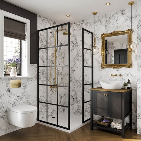Multipanel Linda Barker Bianca Luna Bathroom Wall Panel, photo 3
