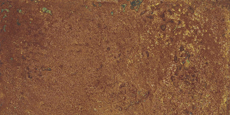 Biloxi rust metal effect porcelain tile 500x1000mm room setting