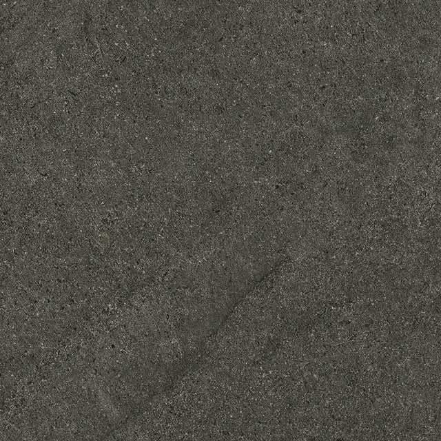 Bodega black stone effect matt porcelain wall and floor tile 600x600mm