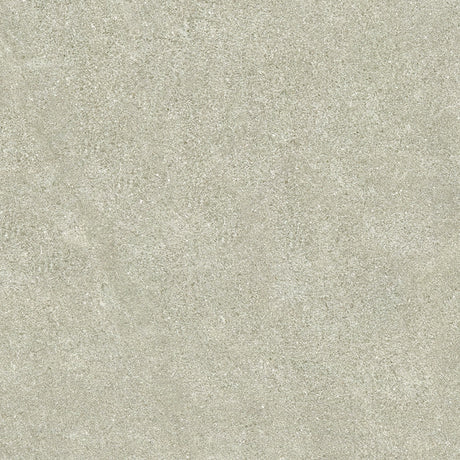 Bodega light grey stone effect matt porcelain wall and floor tile 600x600mm