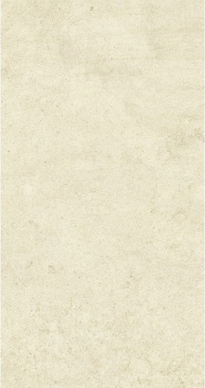 Bodega white stone effect matt porcelain wall and floor tile 600x1200mm