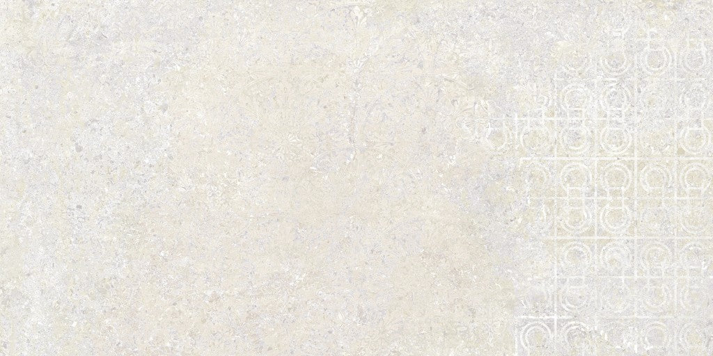 Boothbay sand vintage pattern matt porcelain wall and floor tile 500x1000mm