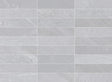 Branford light grey stone effect matt porcelain wall and floor tile 70x280mm