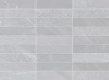 Branford light grey matt porcelain brick tile 70x280mm detail
