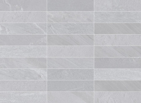 Branford light grey matt porcelain brick tile 70x280mm detail