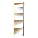 Kartell K-VIT Toro brushed brass electric towel rail