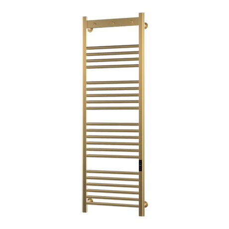 Kartell K-VIT Toro brushed brass electric towel rail
