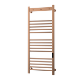 Kartell K-VIT Toro brushed bronze electric towel rail