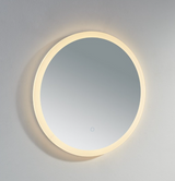Kartell K-VIT Burleigh 600mm Round Mirror with White Acrylic Edge (BUW60)