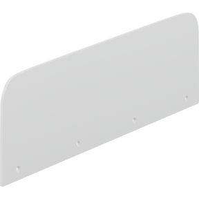 Pressalit end plate for daycare changing table, white