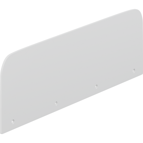 Pressalit end plate for daycare changing table, white