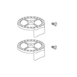 Pressalit stabilising buffers with screws T9807
