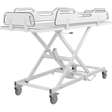 Pressalit MSCT 4 hydraulic shower change trolley