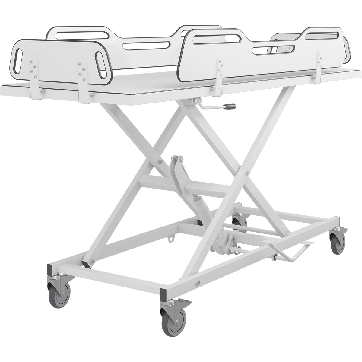Pressalit MSCT 4 hydraulic shower change trolley