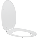 Pressalit Dania toilet seat with cover, white