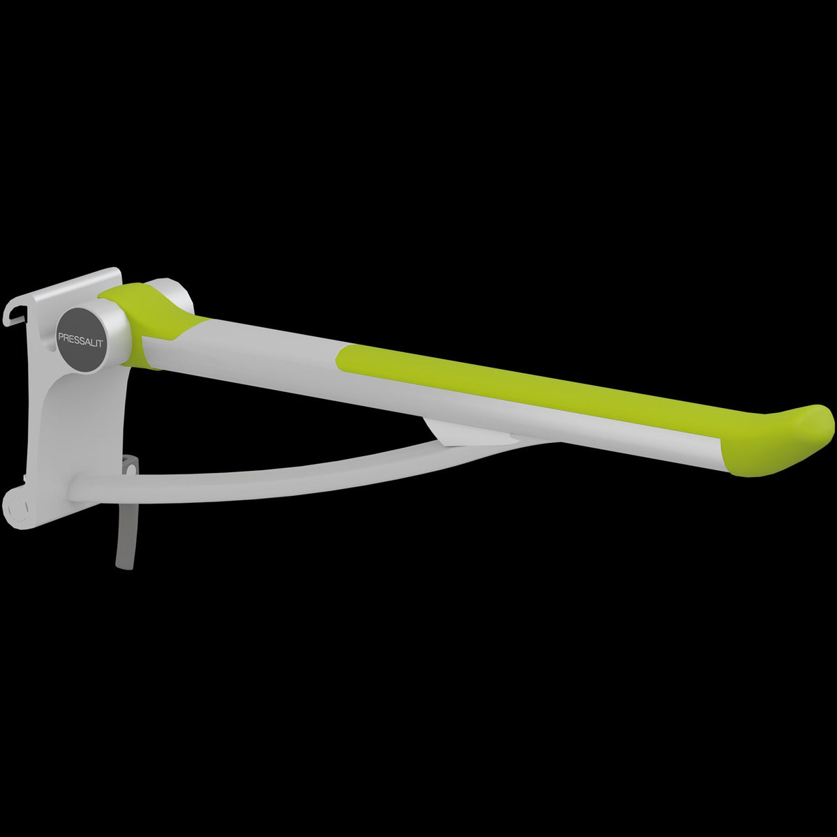 Pressalit PLUS Support Arm, Sideways Adjustable – Lime Green