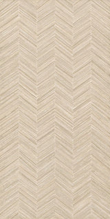 Carmel Beige Herringbone Decor Matt Porcelain Wall Tile 600x1200mm, view 5