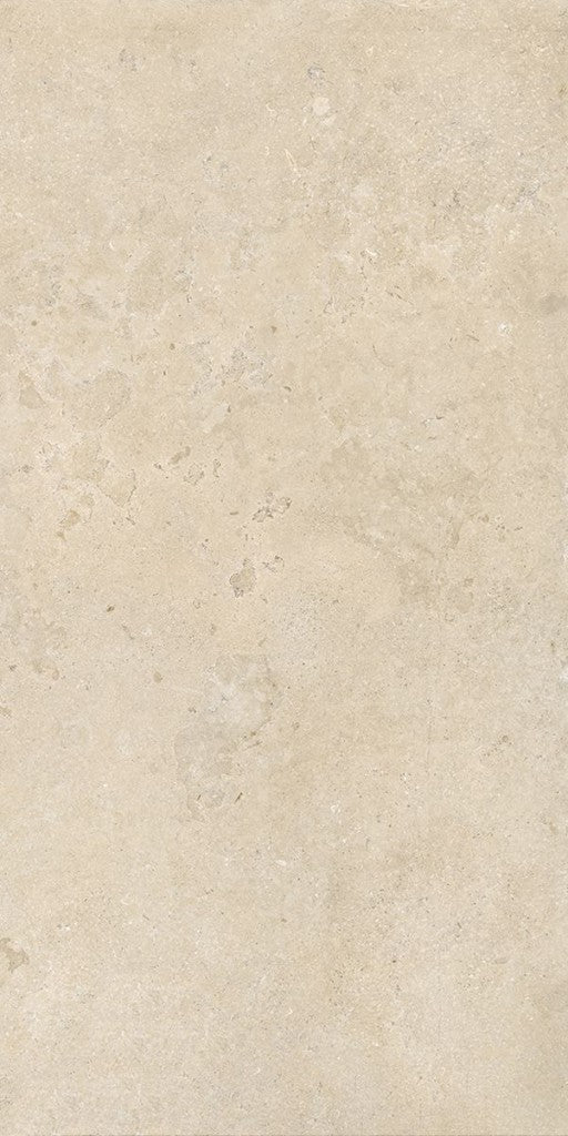 Carmel Beige Minimal Stone Effect Matt Porcelain Wall & Floor Tile 600x1200mm, view 5