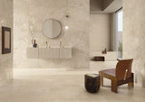 Carmel Beige Varied Stone Effect Matt Porcelain Wall & Floor Tile 600x1200mm