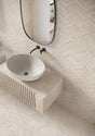 Carmel White Herringbone Decor Matt Porcelain Wall Tile 600x1200mm