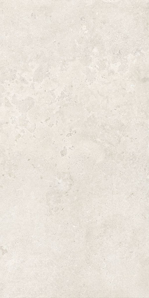 Carmel White Minimal Stone Effect Matt Porcelain Wall & Floor Tile 600x1200mm