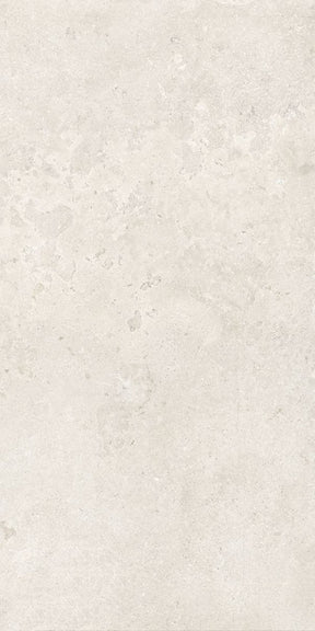 Carmel White Minimal Stone Effect Matt Porcelain Wall & Floor Tile 600x1200mm