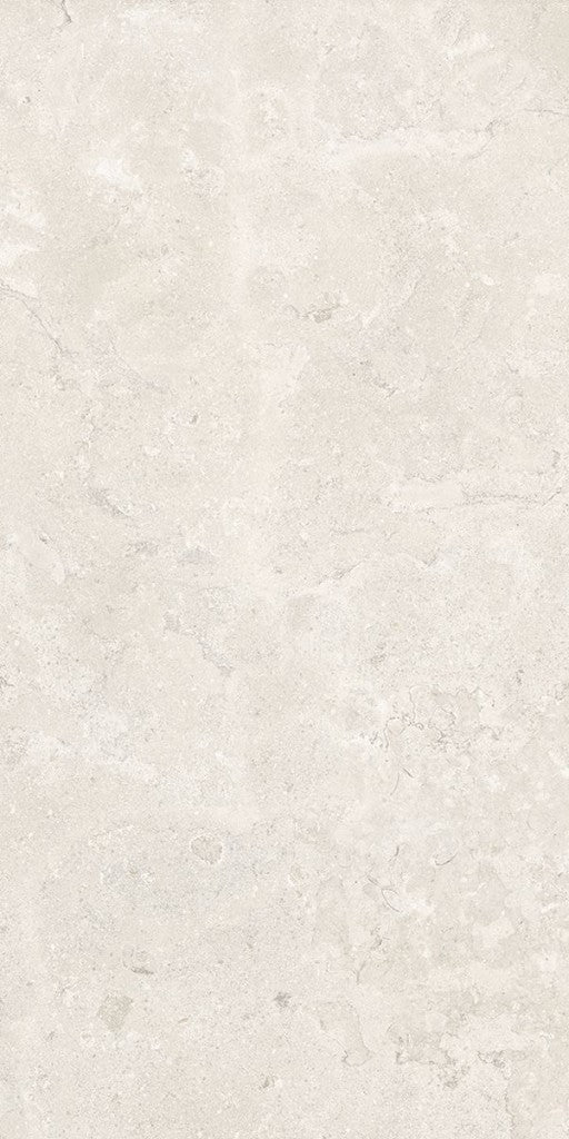 Carmel White Minimal Stone Effect Matt Porcelain Wall & Floor Tile 600x1200mm, view 3