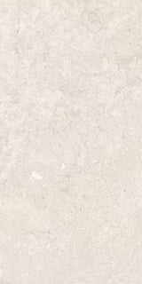 Carmel White Minimal Stone Effect Matt Porcelain Wall & Floor Tile 600x1200mm, view 4