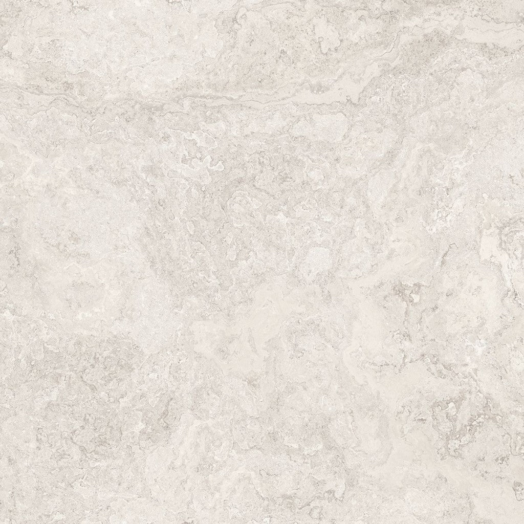 Carmel White Varied Stone Effect Matt Porcelain Wall & Floor Tile 1000x1000mm, view 4