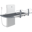Pressalit SCT 3000 electrically height adjustable shower change table, graphite grey