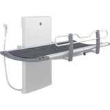 Pressalit SCT 3000 electrically height adjustable shower change table, graphite grey