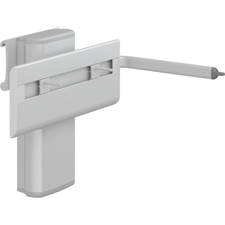 Pressalit PLUS track-mounted wash basin bracket, gas-assisted