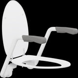 Pressalit TMA 2 Arm Support, Wider Fit, with Dania Toilet Seat