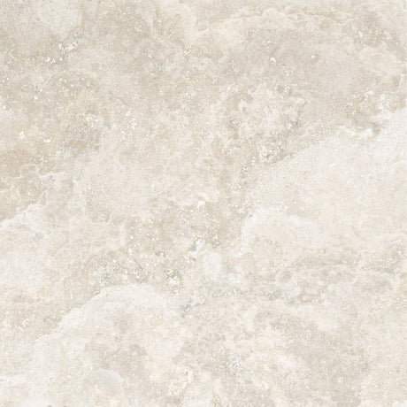 Charleston beige travertine-effect matt porcelain 1200x1200mm slab, room setting
