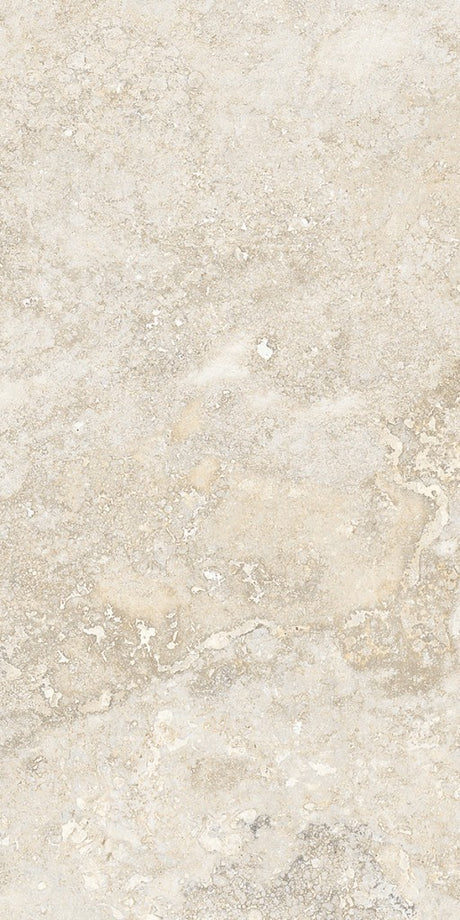 Charleston beige travertine-effect matt porcelain 300x600mm tile on a floor