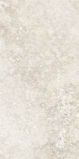 Charleston beige travertine-effect matt porcelain 300x600mm tile, room setting