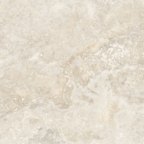 Charleston beige travertine-effect matt porcelain 600x600mm tile on a wall