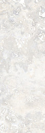 Charleston grey travertine-effect matt porcelain wall and floor tile 100x300mm, main view