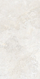 Charleston grey travertine-effect matt porcelain wall and floor tile 300x600mm, main view