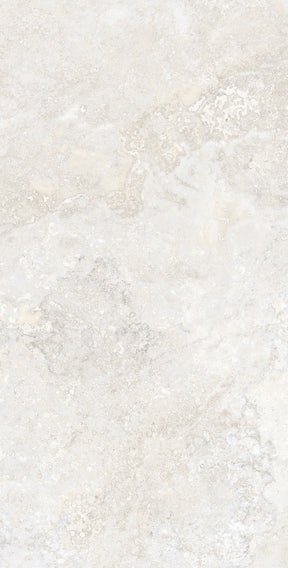 Charleston grey travertine-effect matt porcelain wall and floor tile 300x600mm, main view