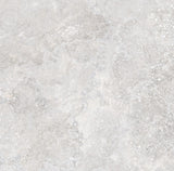 Charleston grey travertine-effect matt porcelain 600x600mm tile on a bathroom floor