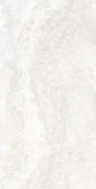 Charleston white travertine-effect matt porcelain wall and floor tile 600x1200mm, main view