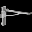 Pressalit PLUS Support Arm, Height & Sideways Adjustable – Anthracite Grey