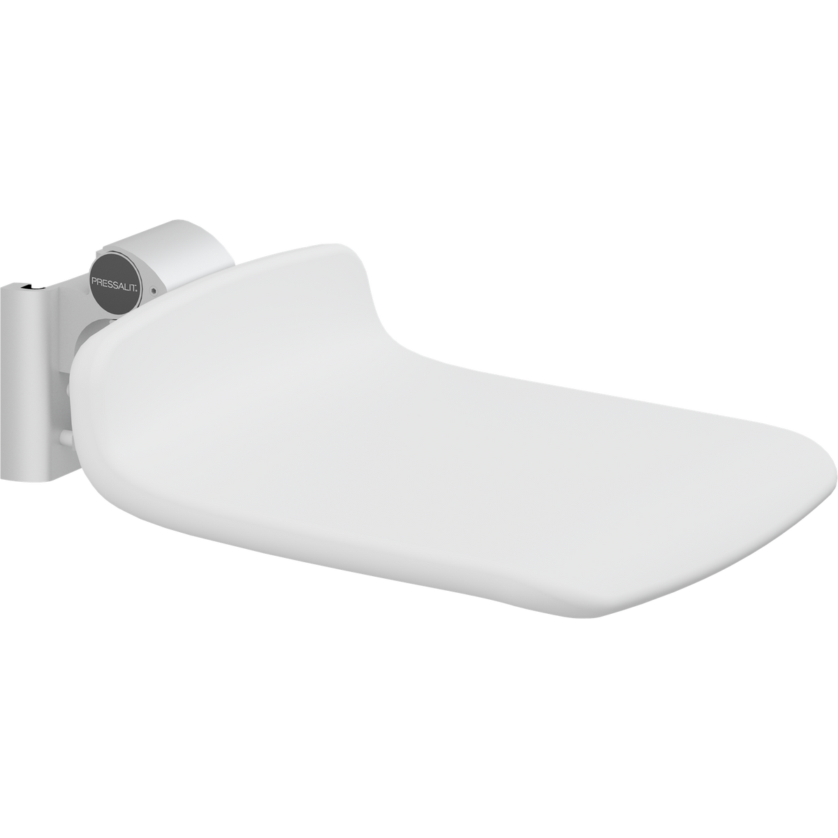 Pressalit PLUS replacement shower seat – 450 mm – Seat Only, Standard Seat, White