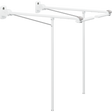 Pressalit VALUE front rails for support arms, set of 2, white (R1152000)
