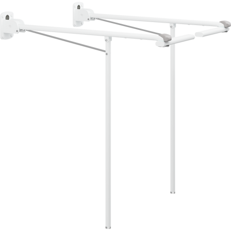 Pressalit VALUE front rails for support arms, set of 2, white (R1152000)