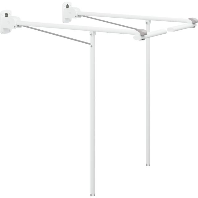 Pressalit VALUE front rails for support arms, set of 2, white (R1152000)
